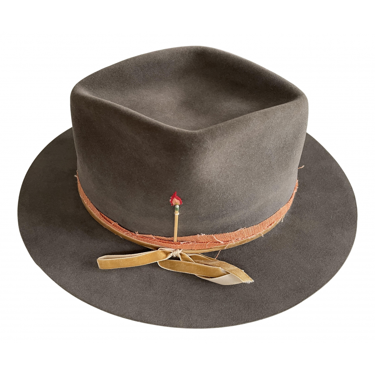 Hat Nick Fouquet Green size 60 cm in 